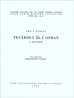 Tevârih-i Âl-i Osman I- Şerafettin Turan - 1