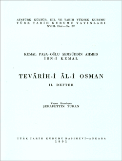 Tevârih-i Âl-i Osman II- Şerafettin Turan - 1